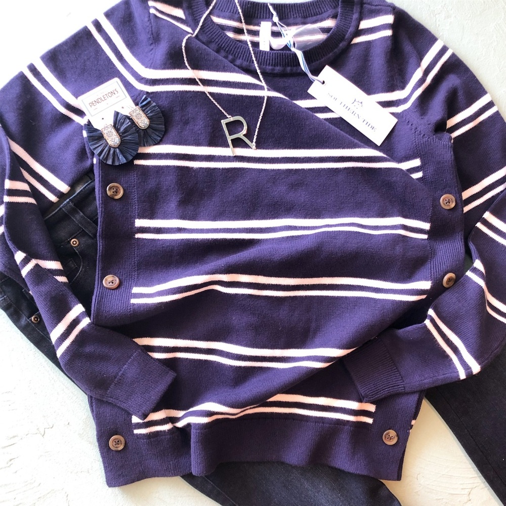 Southern Tide Jessa Striped Sweater